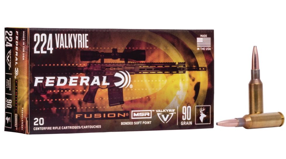 Federal Premium Fusion MSR Soft Point .224 Valkyrie