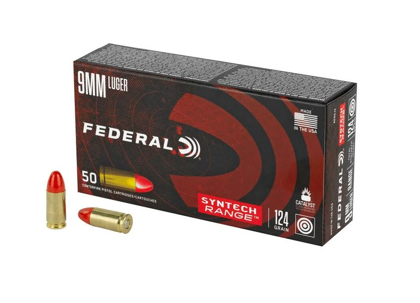 Federal Premium American Eagle Syntech Total Synthetic Jacket Flat Nose 9mm