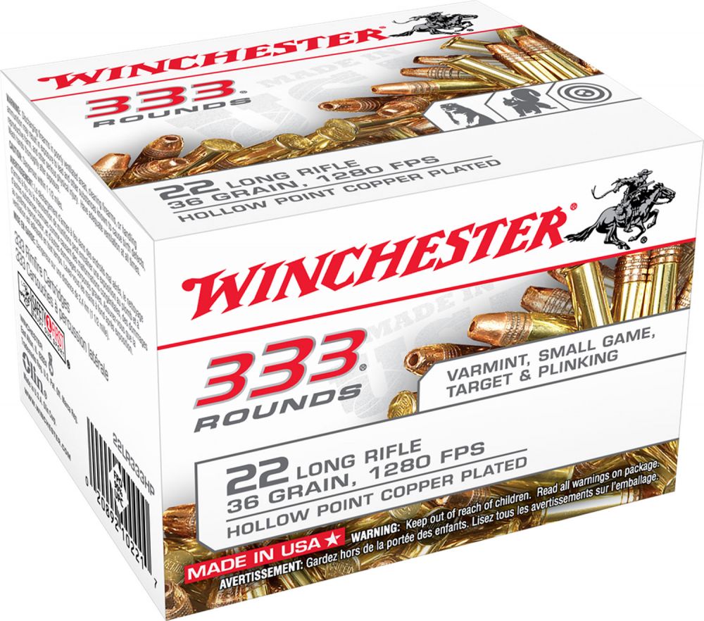 Winchester 333 Round Bulk Pack .22 LR