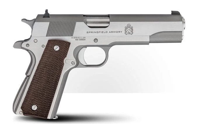 Springfield Armory 1911 Mil-Spec .45 ACP Stainless/Silver Pistol