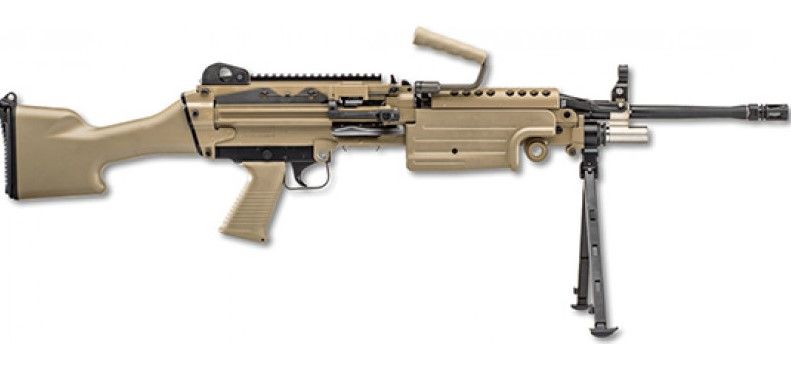 FN M249S Belt-Fed 5.56 NATO FDE/Tan Rifle