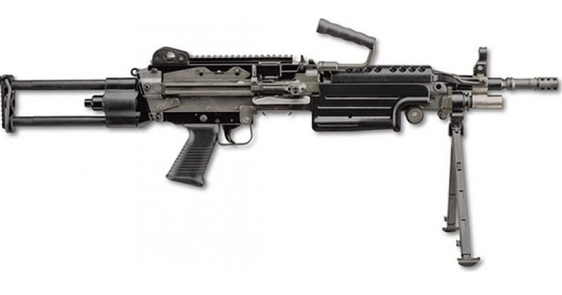 FN M249S PARA 5.56 NATO Blue/Black Rifle