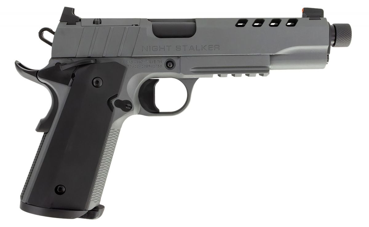 SDS Imports Tisas 1911 Night Stalker SF Full Size Optic Ready .45 ACP Platinum Gray Cerakote Pistol