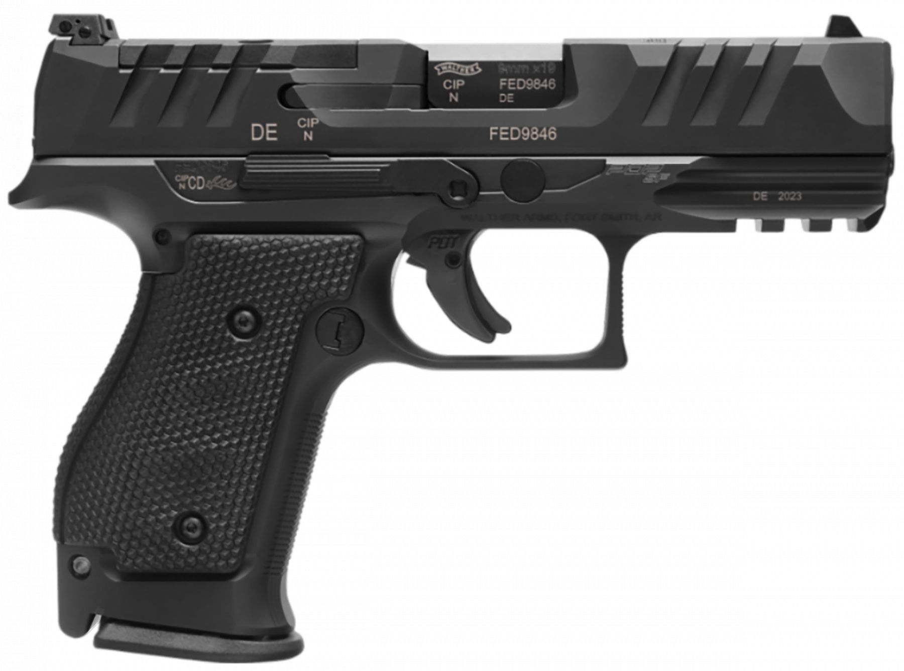 Walther PDP SF Compact Steel Frame 9mm Matte Black Pistol