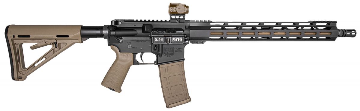 Diamondback Firearms DB15 Sports South Exclusive .223 Remington 5.56 NATO Flat Dark Earth Rifle with Viridian Venta 1x20 Green Dot