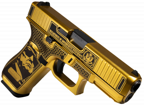 Glock 47 Gen 5 MOS D.O.G.E. 9mm Glamour Glock Gold Cerakote Pistol