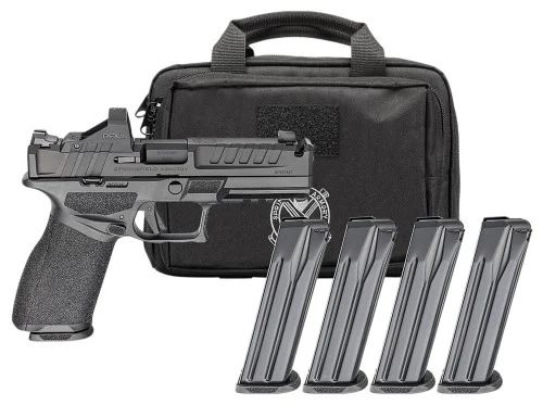 Springfield Armory Echelon Comp Gear Pac 9mm Blue/Black Pistol w/ Viridian RFX-11 Green Dot