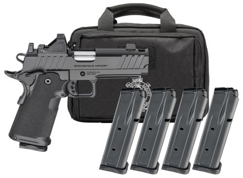 Springfield Armory Prodigy 1911 Comp 4.25 9mm Black Cerakote Pistol w/ Viridian RFX11 Green Dot