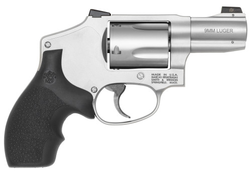 Smith & Wesson 940-3 Small Frame 9mm Satin Silver Revolver