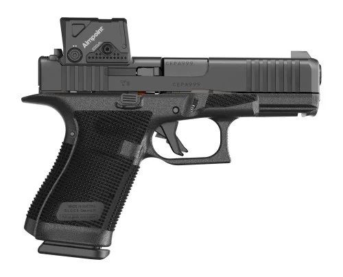 Glock 19 Gen6 9mm Blue/Black Pistol w/ Aimpoint COA 3.5 MOA Red Dot