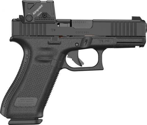 Glock 45 Gen6 9mm Blue/Black Pistol w/ Aimpoint COA 3.5 MOA Red Dot