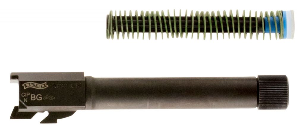 Walther PPQ M2 9mm 4.6 Threaded Barrel 1/2x28 Thread Protector Included Black
