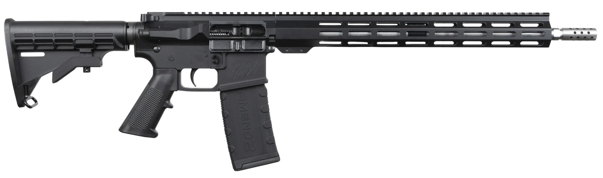 GLFA AR-15 223WYL 16 Stainless Steel Black RECEIVER 30RD