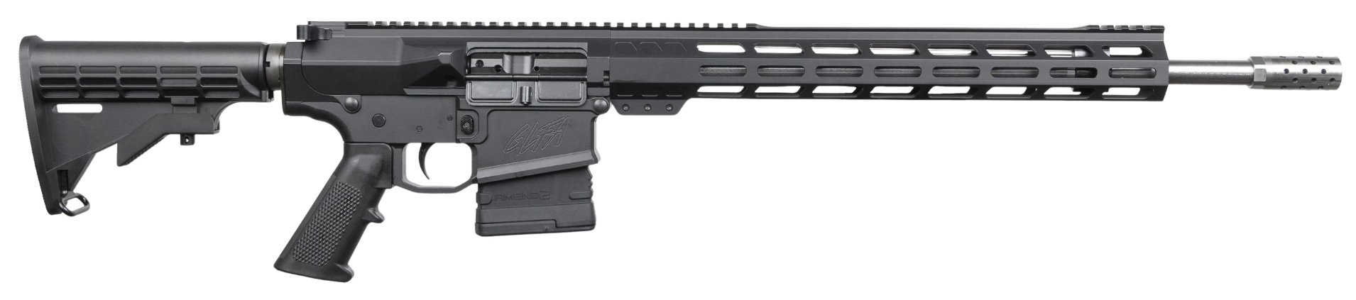 GLFA AR-10 308 Win 18 Stainless Steel Black RECEIVER 10RD