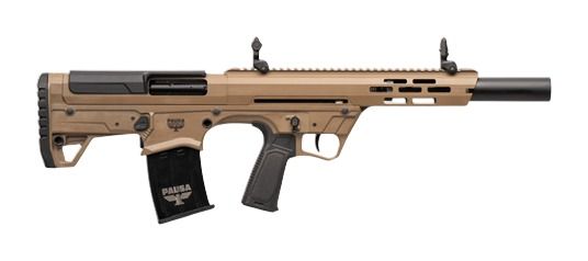 Panzer Arms BP12 Gen3 12 GA Semi-Auto 3" 5+1 18.50" Black Barrel, Flat Dark Earth Aluminum/Polymer Receiver w/Pi
