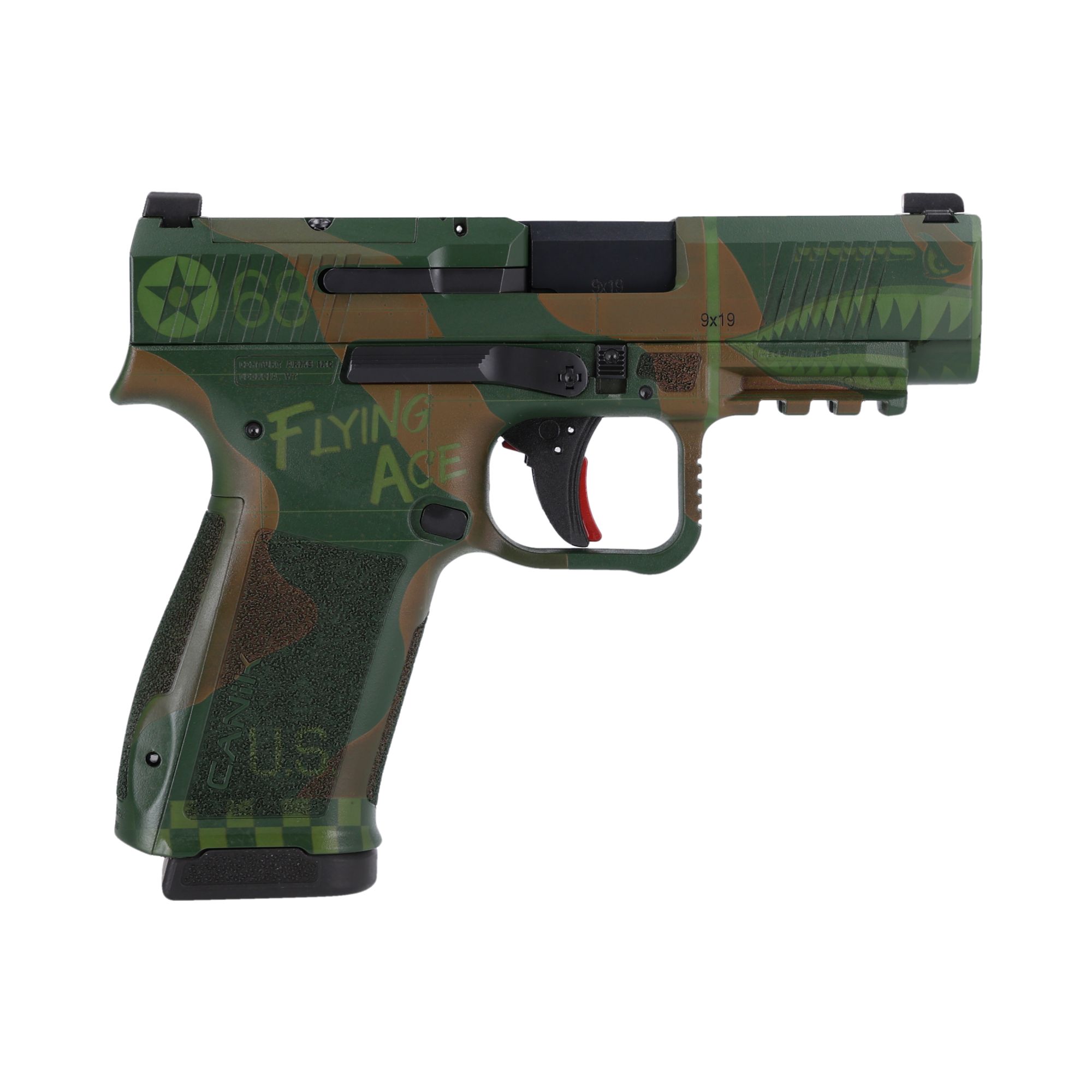 Canik Mete MC9LS Flying Ace 9mm 17+1 3.64\" Optic Ready Slide