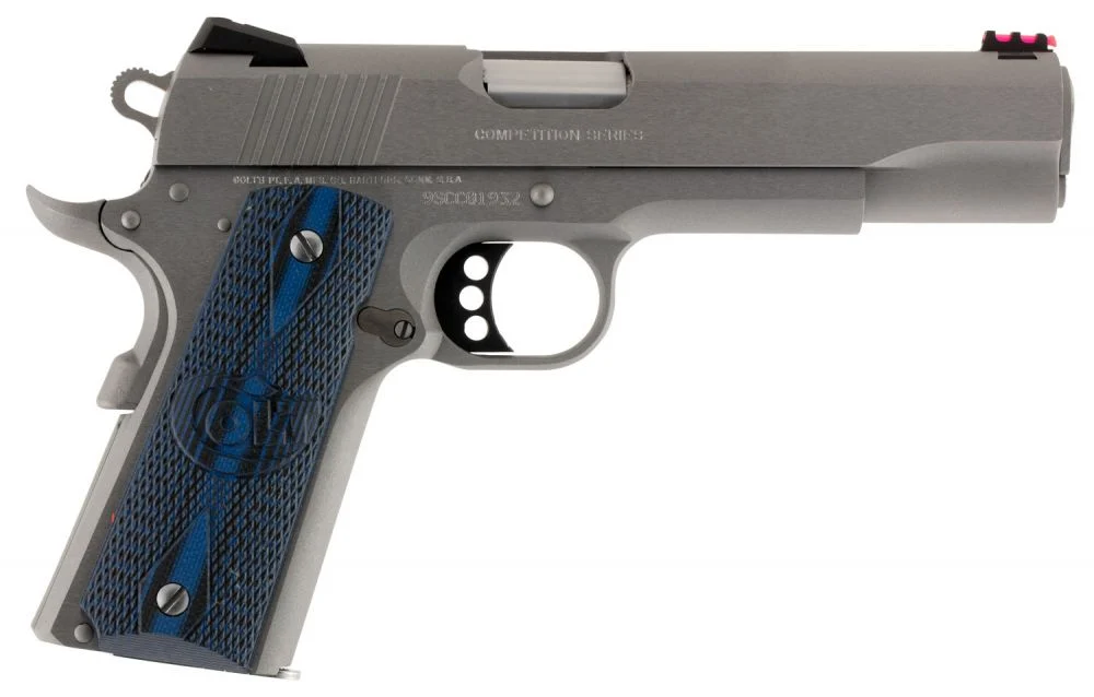 Colt 1911 Competition Government 9mm Stainless/Silver Pistol