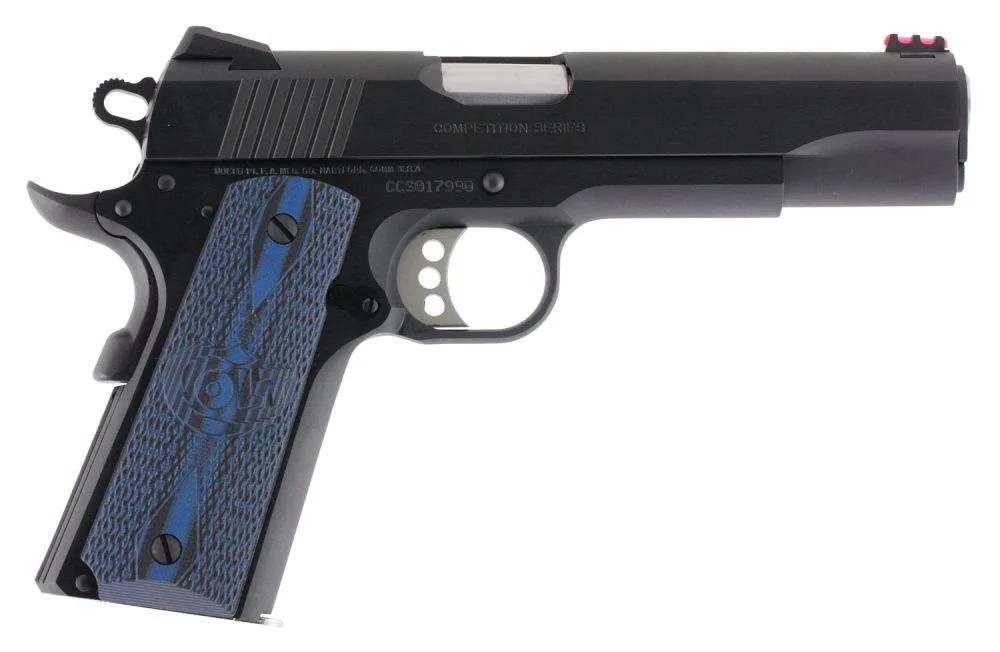 Colt 1911 Competition Government .45 ACP Blue/Black Pistol