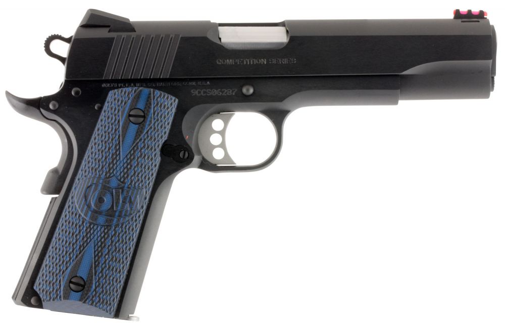 Colt Mfg 1911 Competition 70 Series 9mm Luger Single 5" 9+1 Blue G10