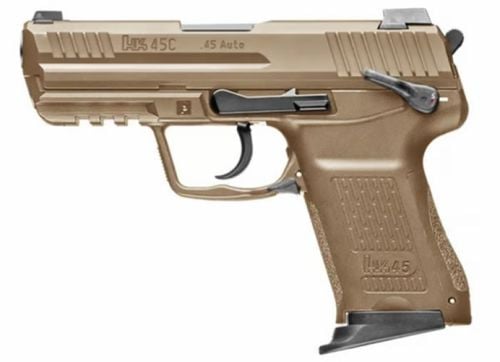 HK HK45C V1 .45 ACP Flat Dark Earth Pistol