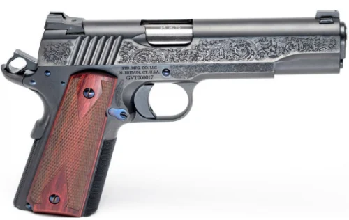 Standard Manufacturing 1911 Engraved .45 ACP Blued Pistol