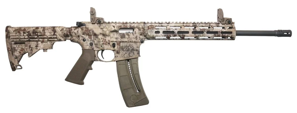 Smith & Wesson M&P15-22 Sport Kryptek Highlander .22 LR Blue/Black Rifle