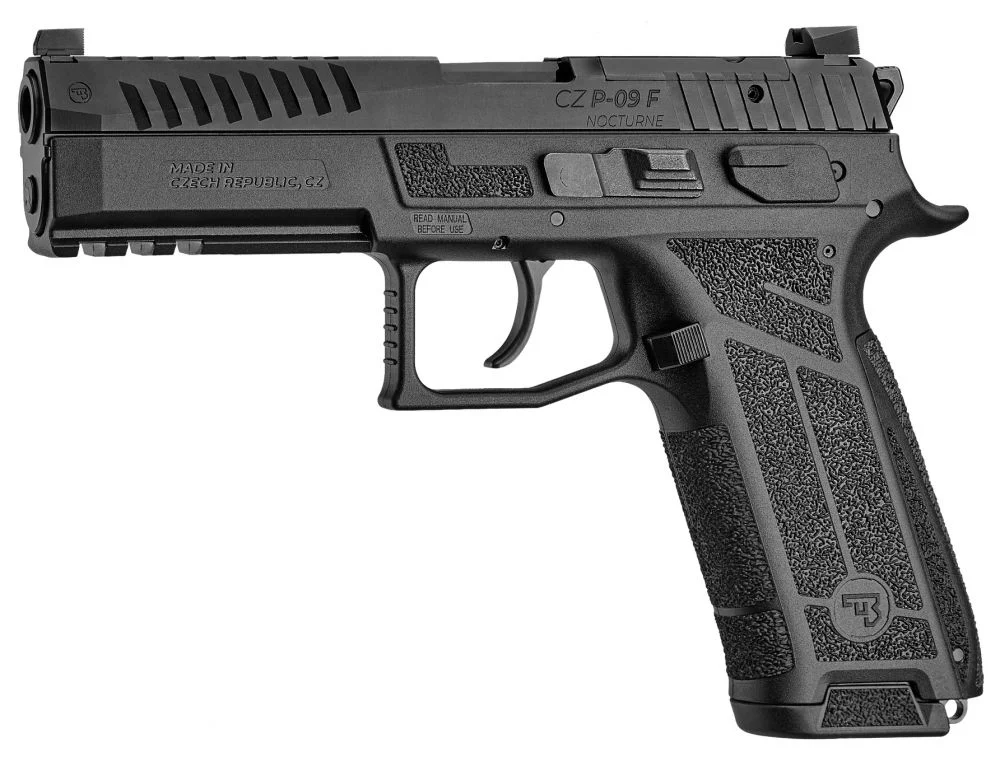 CZ-USA P-09 F Nocturne Full Size 9mm Black Pistol