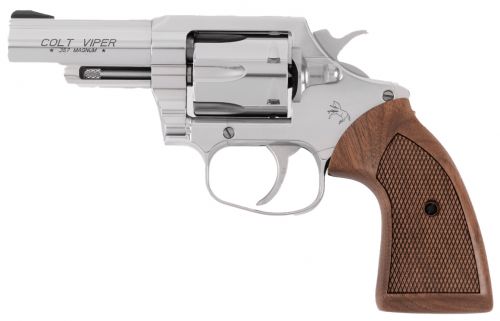 Colt Viper .357 MAG 3 Stainless Steel Half Lug Walnut BLEMISHED