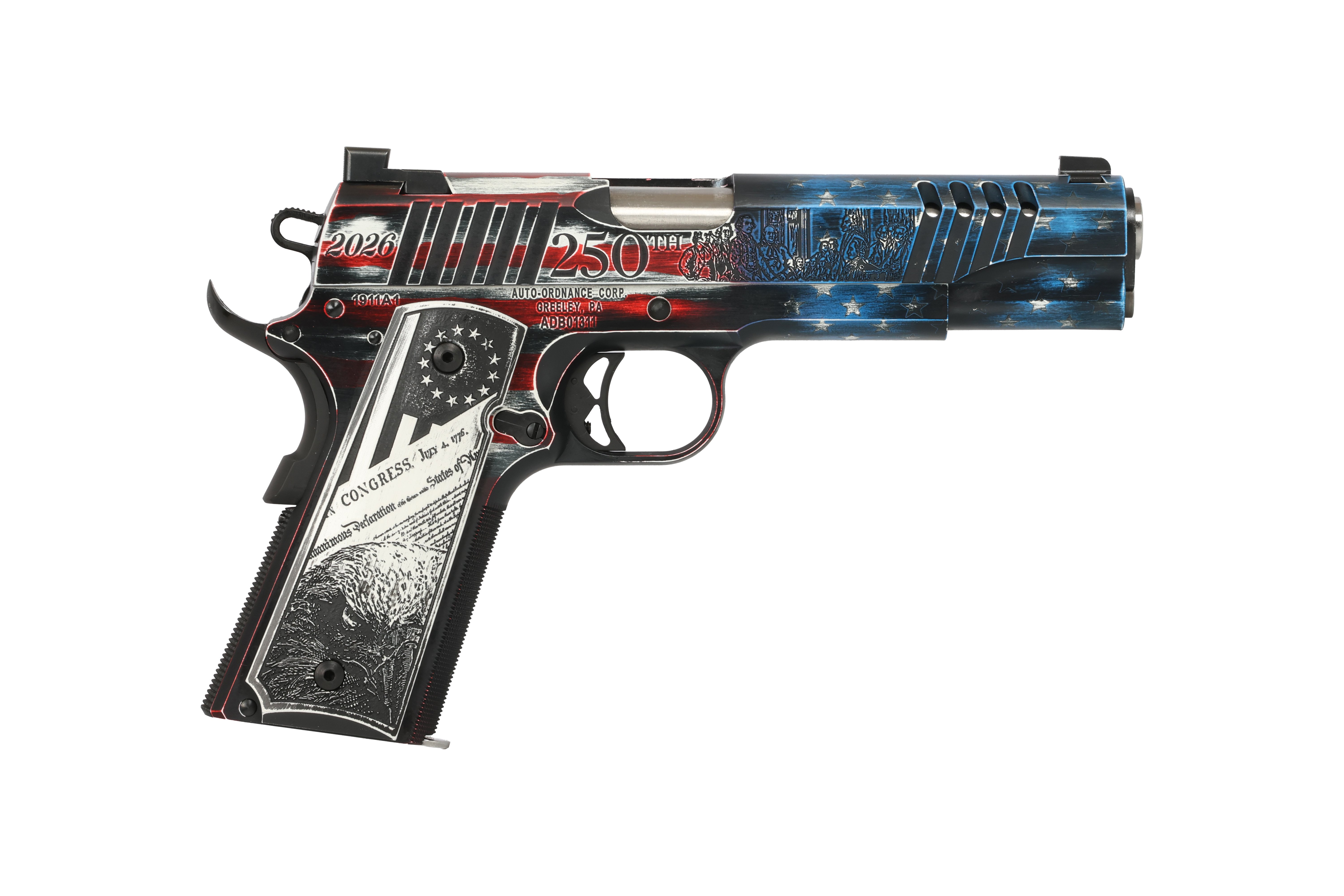 Auto-Ordnance 1911TCAC20 Founding Fathers Edition .45 ACP Pistol