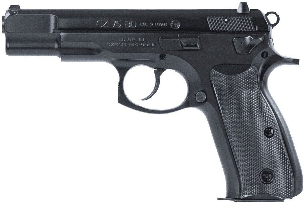CZ 75 BD Police Full-Size Decocker 9mm Black Pistol