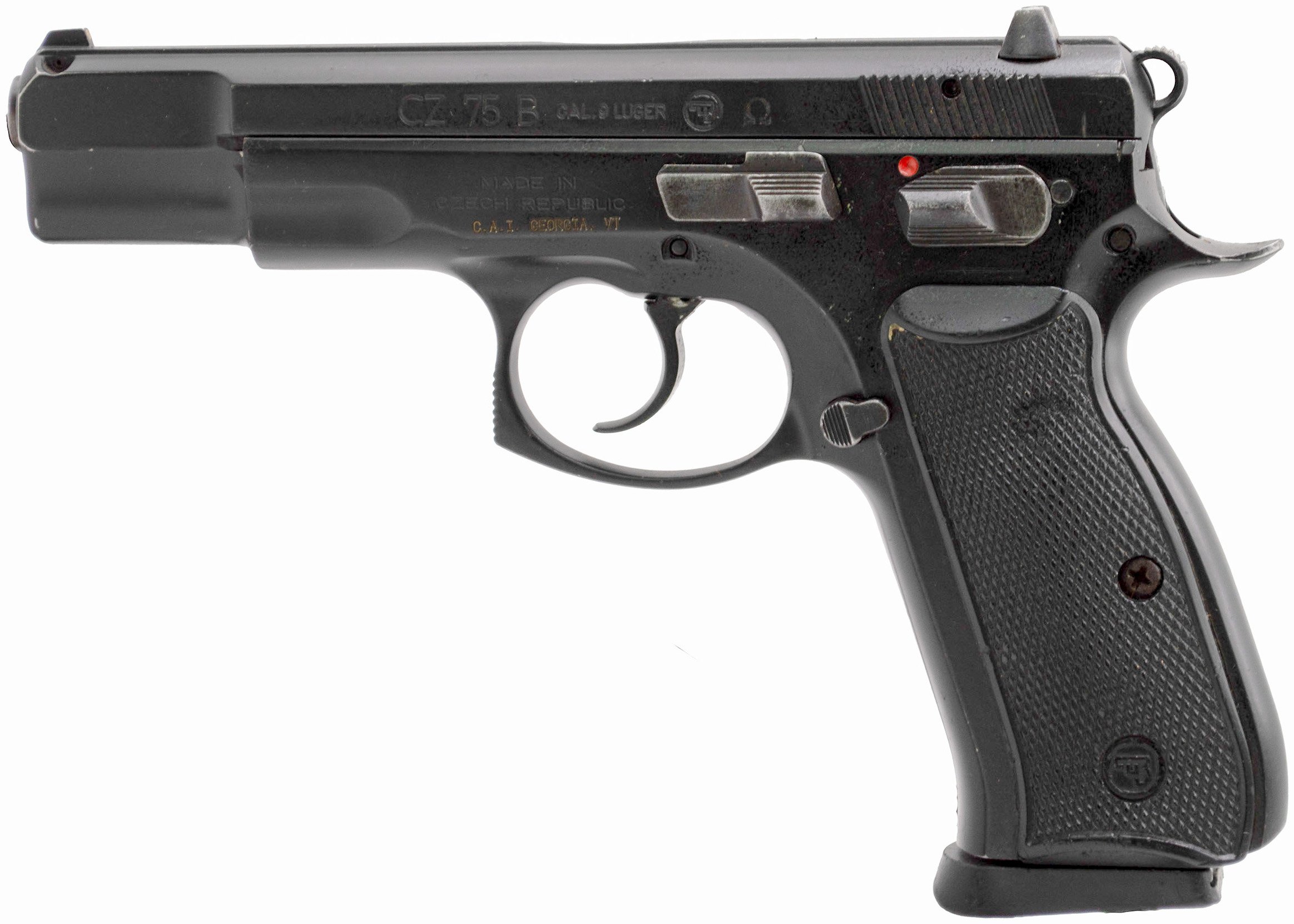 CZ 75B Semi-Automatic 9mm Black Pistol