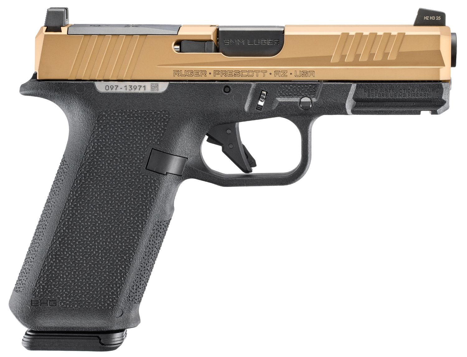 Ruger RXM 9MM 4 COPPER/BLK 17RD