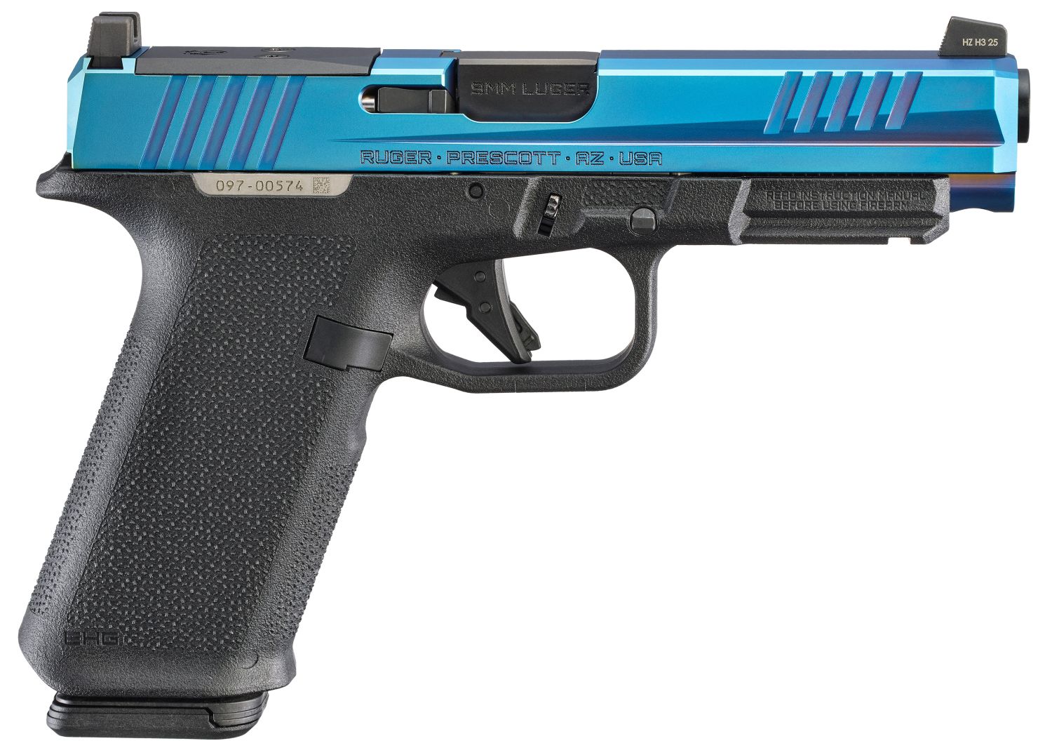 Ruger RXM 9MM 4.5 BLUE/BLK 17RD