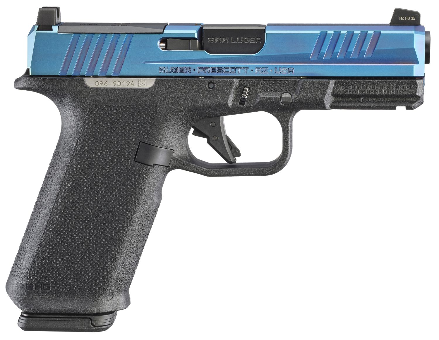 Ruger RXM 9MM 4 BLUE/BLK 17RD