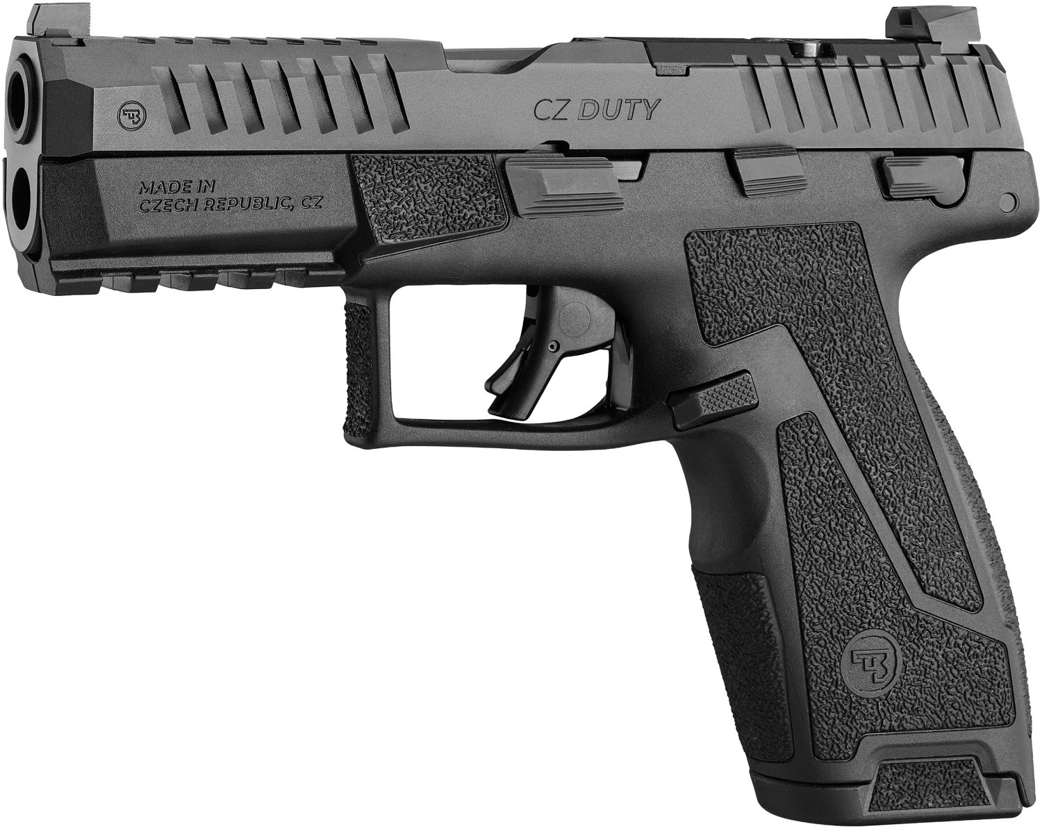 CZ Duty 4.0F 4in 9mm Optic Ready Pistol, Ambi Manual Safety, H3 Night Sights, 19+1