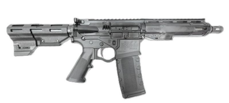 American Tactical Alpha Maxx AR-Style Brace Equipped 5.56 NATO Black Pistol