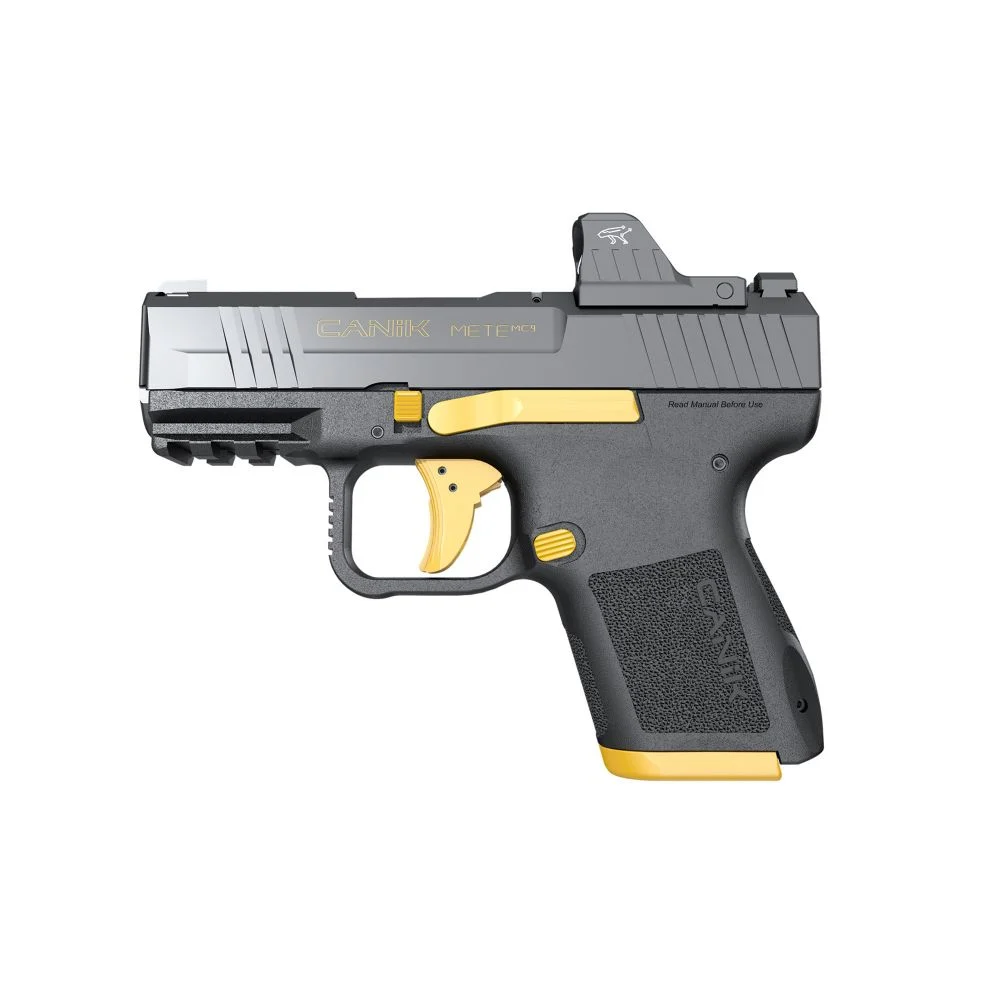 Canik Mete MC9 Micro Compact 9mm Blue/Black Pistol w/ MeCanik MO1 Red Dot Optic