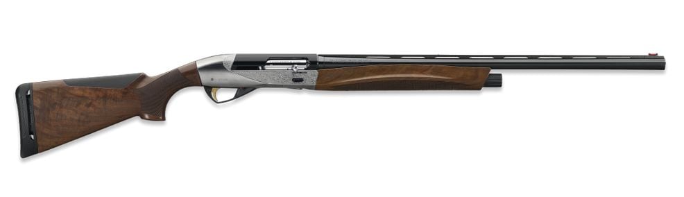 Benelli Ethos AA-Grade Satin Walnut Engraved 12 Gauge Blue/Black Shotgun