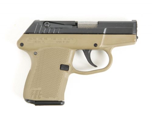 Kel-Tec P-32 .32 ACP Black Slide With Cerakote Tan Frame Pistol