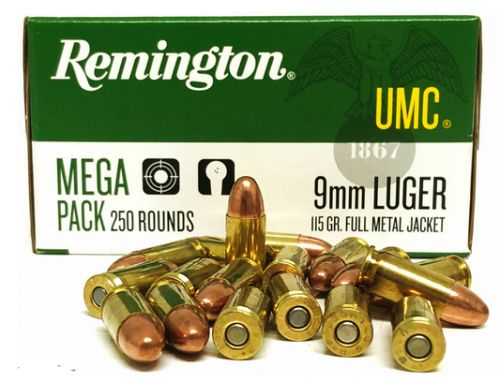 Remington UMC Bulk Pistol Ammo 9mm