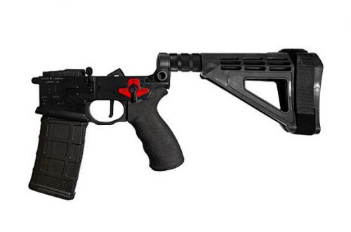 Franklin Armory SALUS BLR Binary AR-ELITE Equipped with SBM4 Brace 5.56 NATO Black AR-15 Lower Receiver
