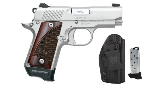 Kimber Micro 9 RTC-K Bundle 9mm Satin Silver Pistol