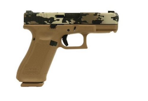 Glock 19X V Ported Optic Ready 9mm Camo Cerakote Pistol
