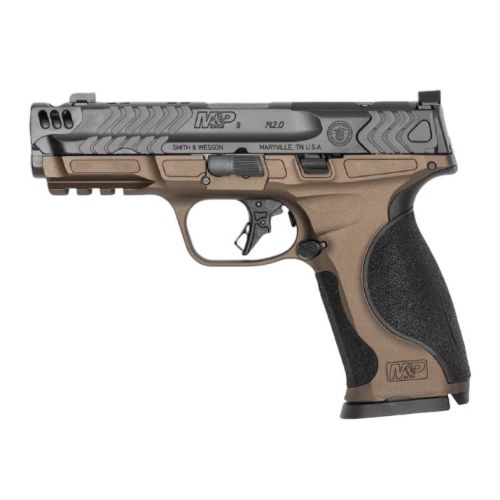 Smith & Wesson M&P9 M2.0 Metal Carry Comp 9mm Midnight Bronze Frame and Gray Slide Pistol