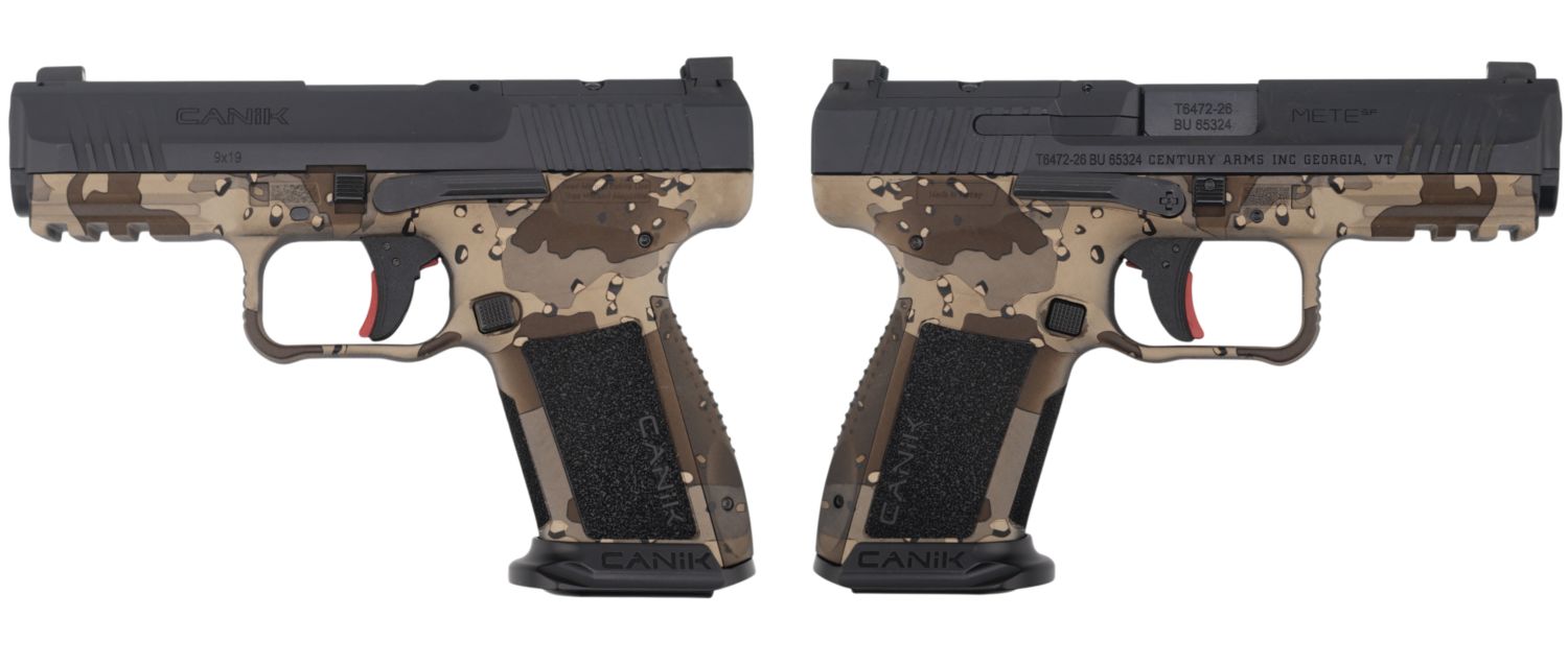 Canik 55 METE SF ONE SERIES 9MM CHOCOLATE CHIP CAMO Pistol 4.19 BRL 1-15RD MAG