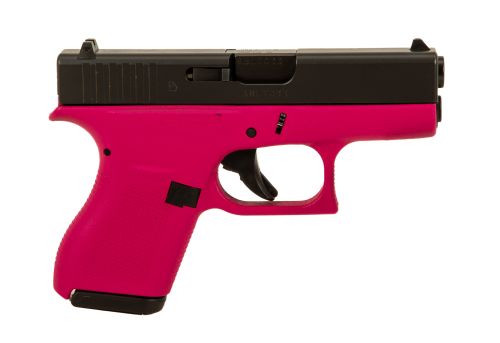 Used Glock 42 .380 ACP, Pink, 3 Magazines, Factory Box