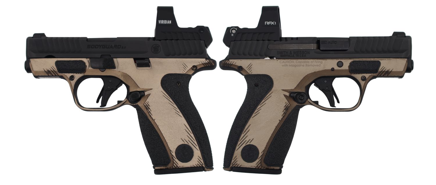SMITH & WESSON BODYGUARD 2.0 NMS SKETCH W/ RFX1 OPTIC .380 ACP PISTOL 2.75" 1-10RD 1-12RD
