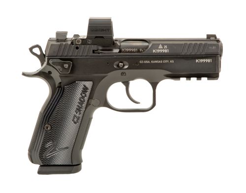 Used CZ Shadow 2 Carry 9MM, 2 Magazines, Green Dot, Range Bag