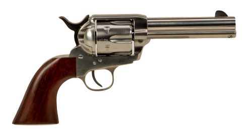 Used Cimmaron Frontier .357 Magnum, Stainless Steel/Wood, Factory Box