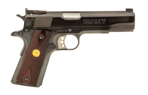 Used Colt Gold Cup National Match 9MM, 2 Magazines, Factory Box